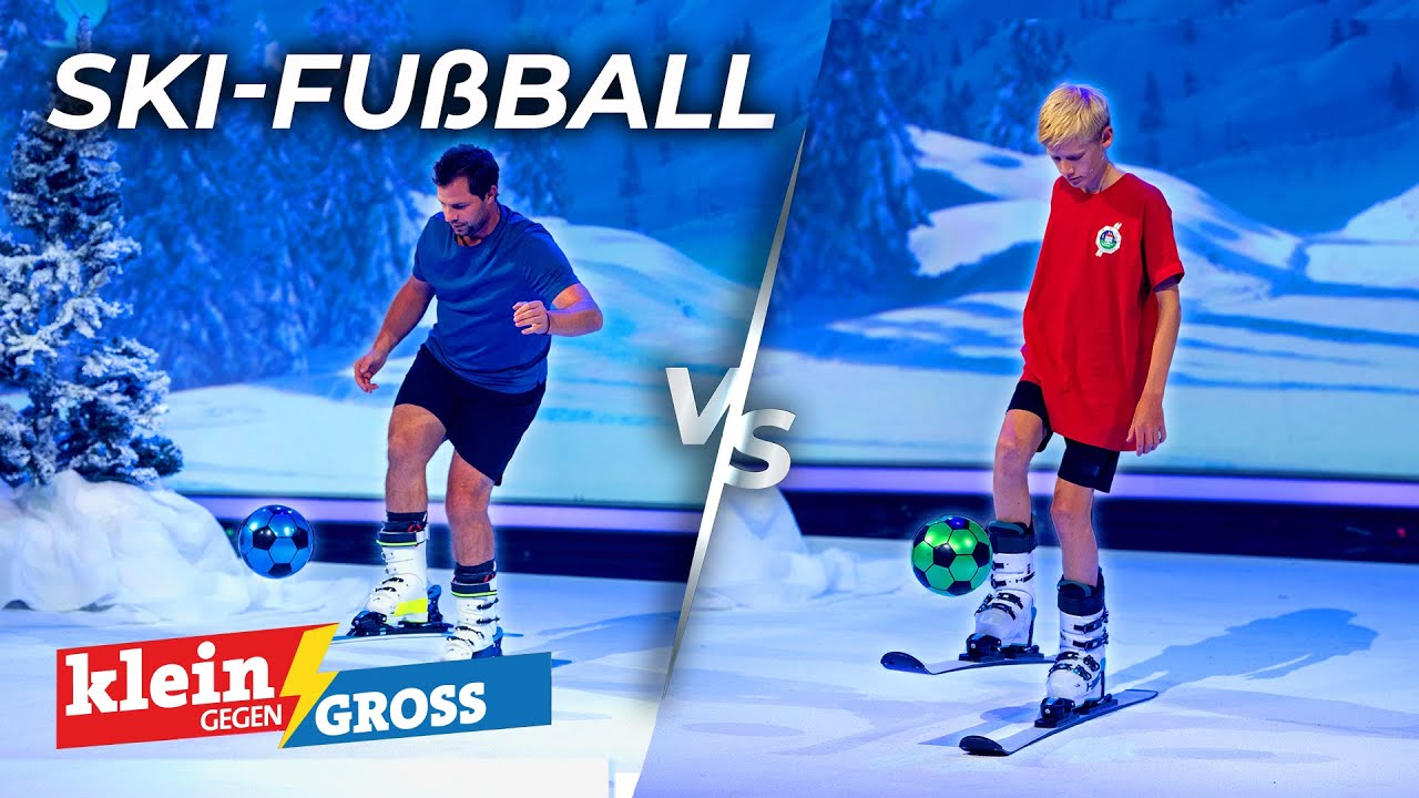 Ball hochhalten mit dem Ski! Olympiasieger Beat Feuz vs. Matti | Klein gegen Groß