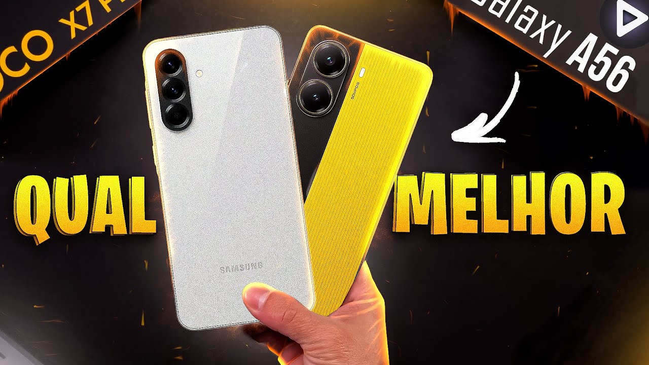 POCO X7 Pro vs Galaxy A56: Qual é o Melhor em 2025? COMPAREI TUDO!