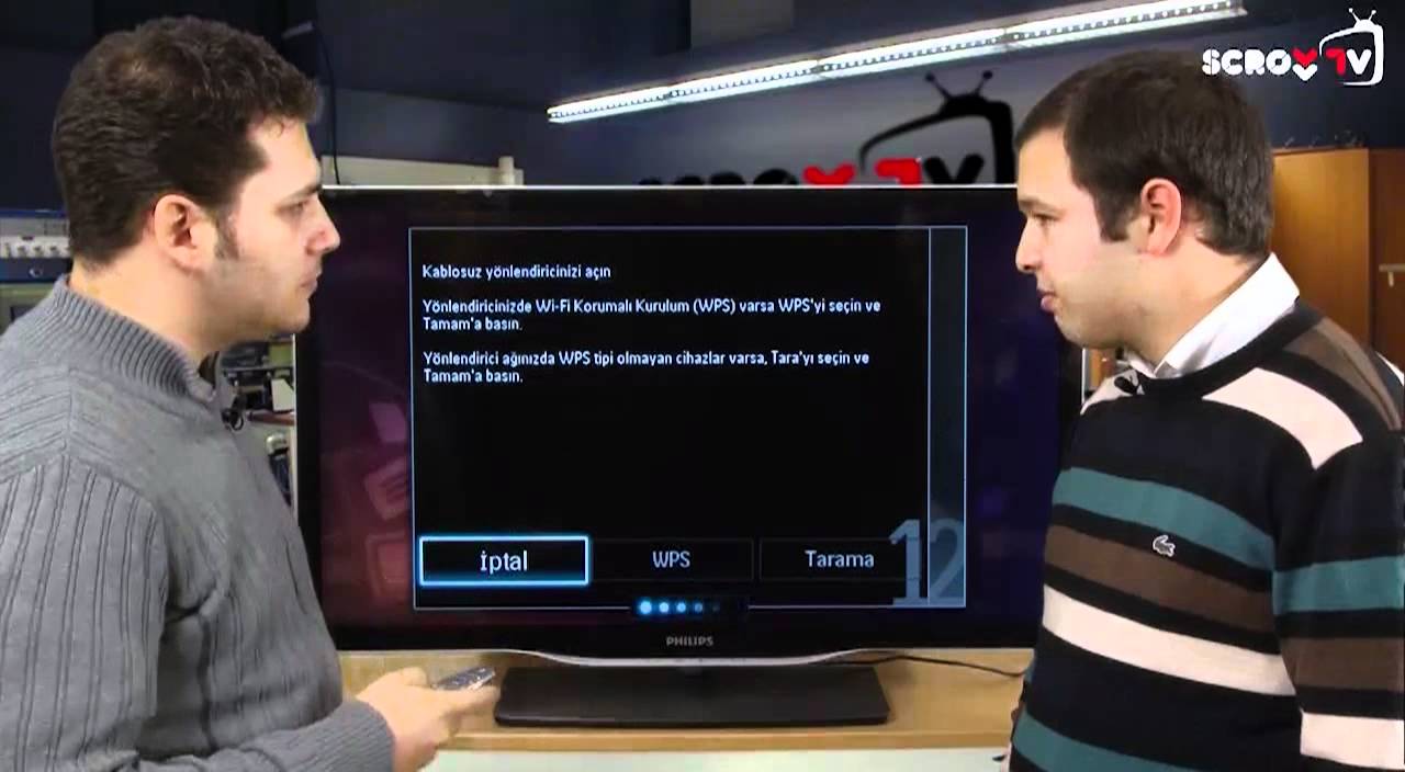Philips Smart TV'lerde İnternet Kurulumu - SCROLL