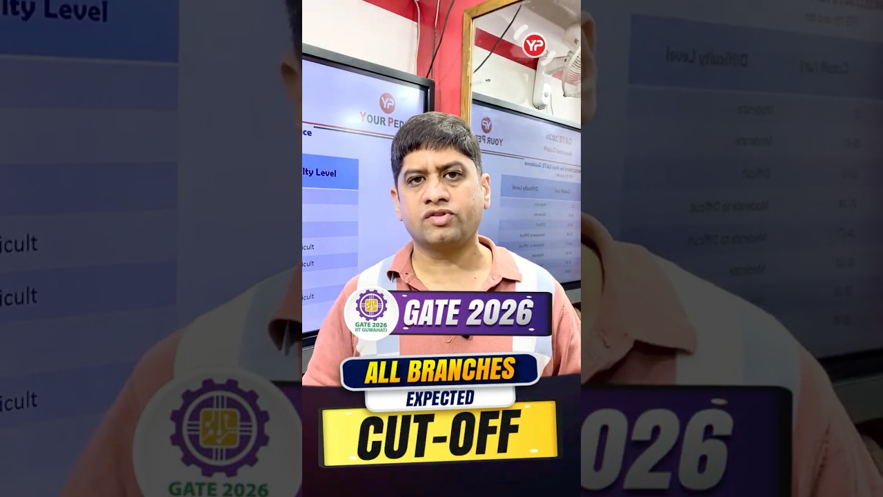 GATE 2026 All branches expected Cutoff & Difficulty Level | #GATE2026