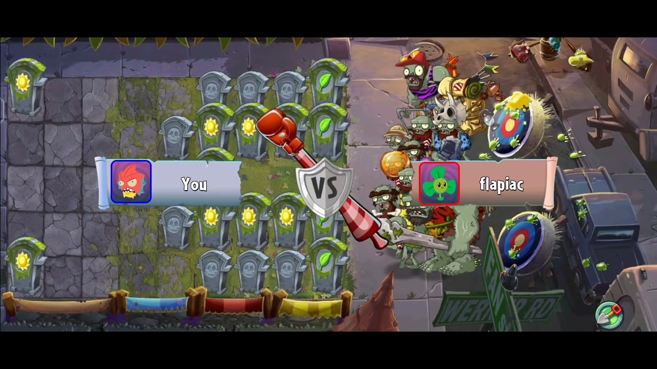 Plants vs zombie turnuva 