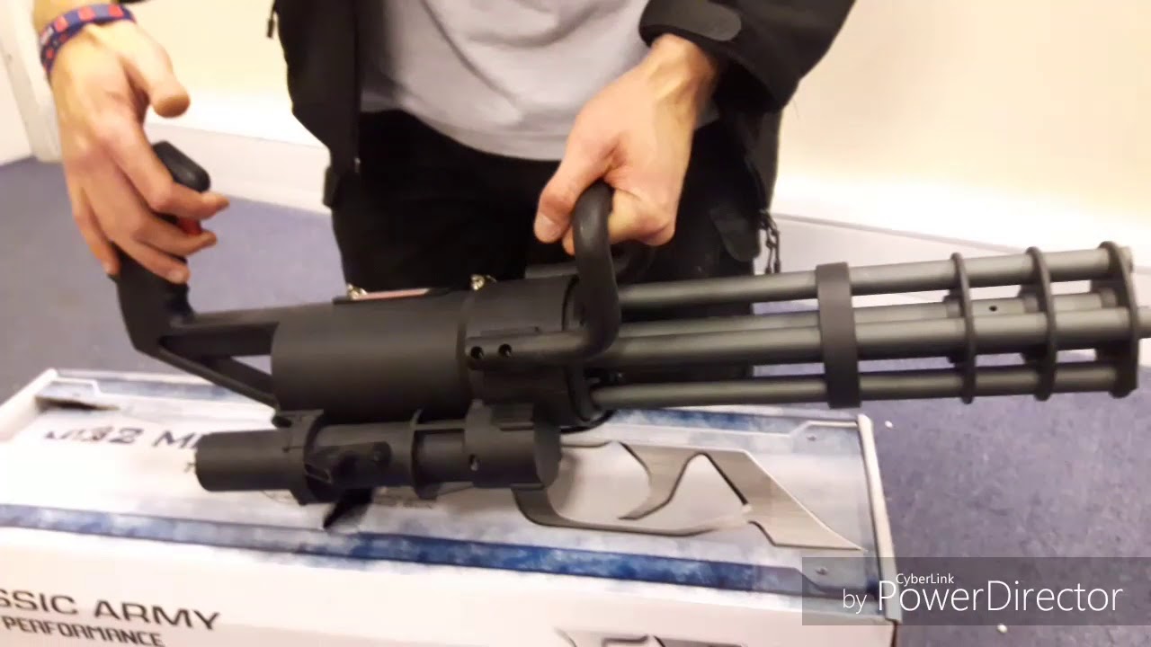 Classic Army M132 Airsoft microgun review and demonstration