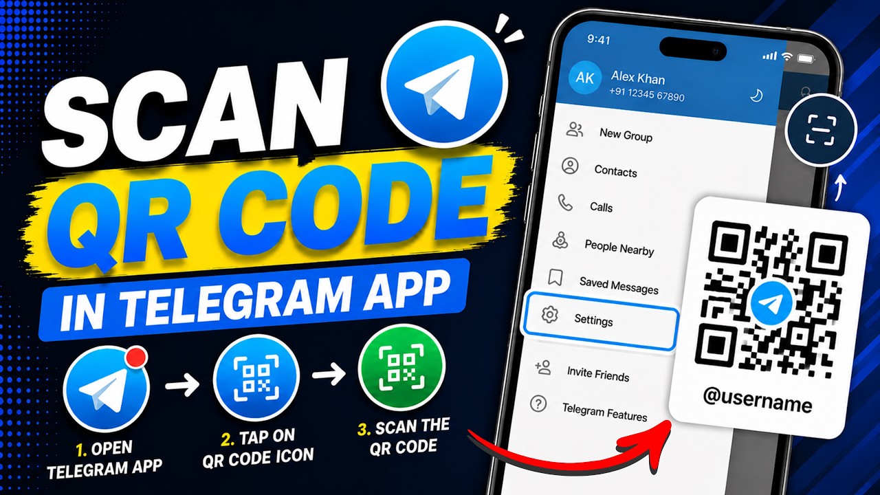 Как отсканировать QR-код в приложении Telegram (пошаговое руководство)