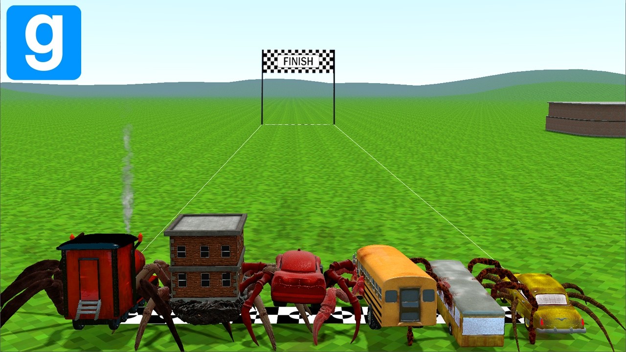 Trevor Henderson Monsters RACE to Be the FASTEST in Garry&rsquo;s Mod!