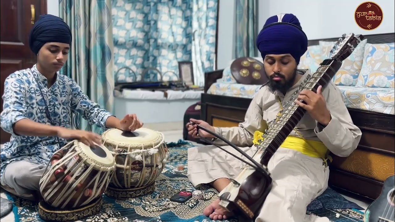 Short Tabla Solo by S.Jasdeep Singh || Lehra : S.Anshdeep Singh on Taus || #gurtabla #teentaal