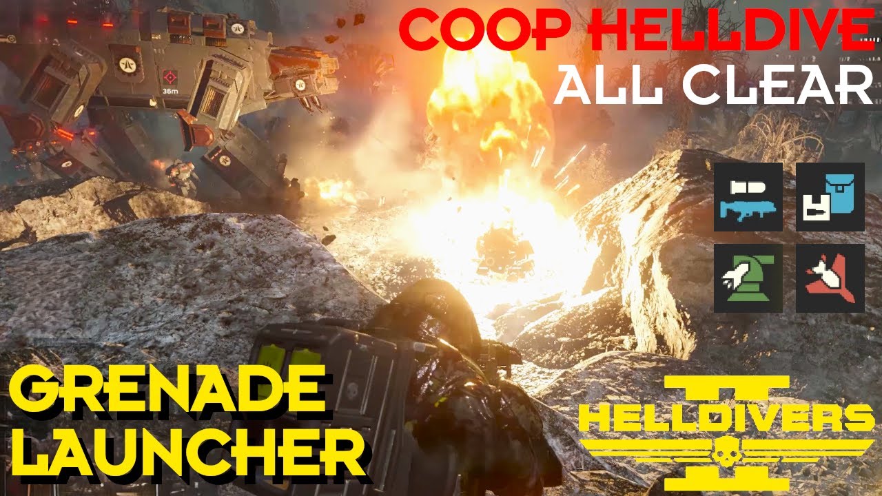 Helldivers 2 // GL, HF - Automaton Coop Helldive - All Clear