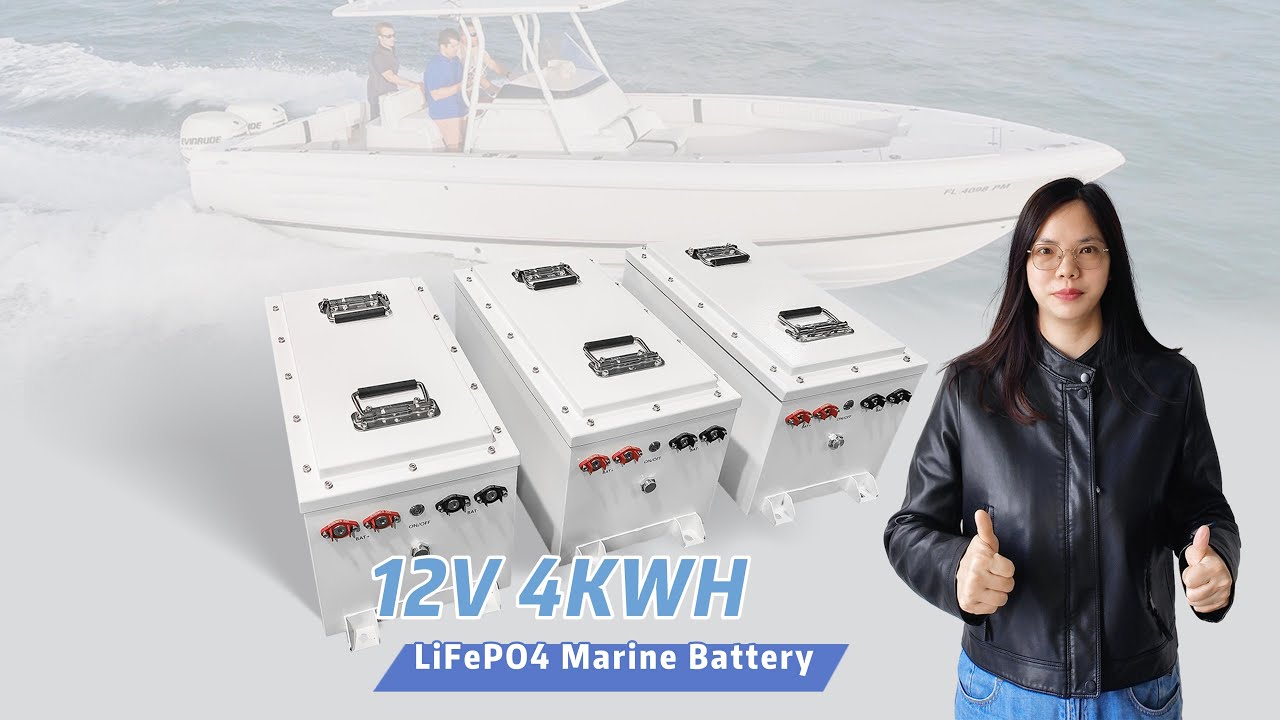 12 Volt Lithium Marine Battery For Electric Trolling Motors 