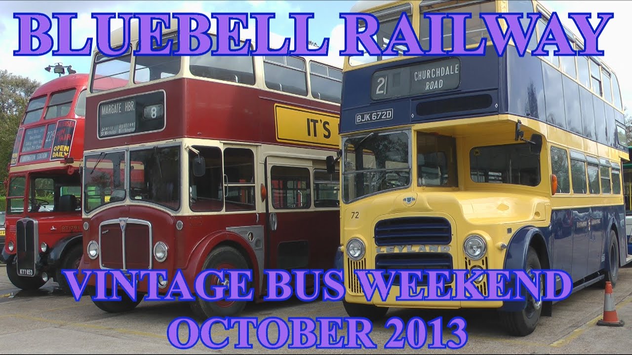 Bluebell Steam Railway - Vintage Bus Day - 27th October 2013 45231 The Sherwood Forester