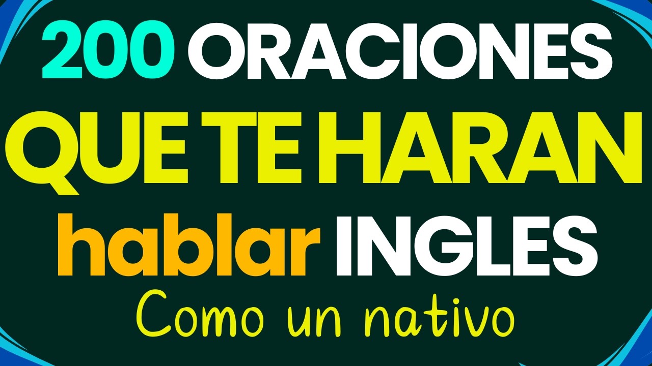 Frases Que Debes Saber para EMPEZAR Conversaciones en Inglés  | Aprender Inglés Fácil y Rápido