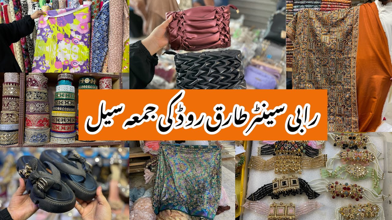 Jumma Bazar Tariq Road Karachi-heels,Bags,lawn,fancy dress & jewelry Shopping-Local Bazar Pakistan