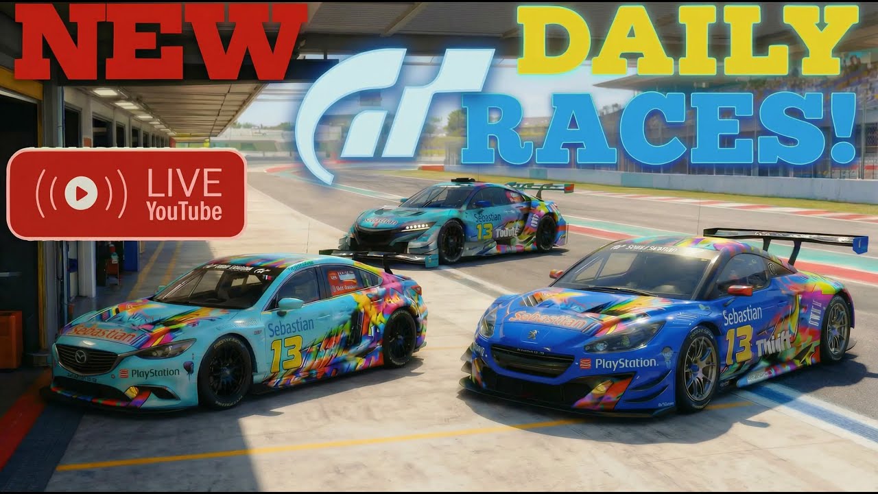 🔴LIVE!  Gran Turismo 7 | NEW DAILY RACES!!!! | From E to A+!
