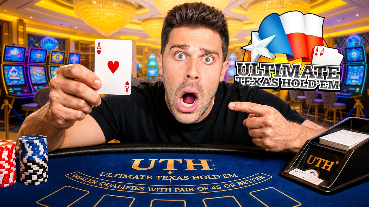 Я сыграл в Ultimate Texas Hold'em, используя ОДНУ КАРТУ!