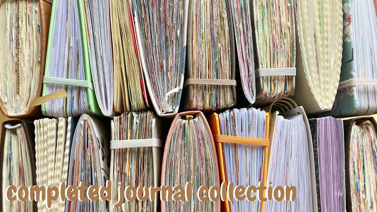 i've written in 40 journals! | 2023 updated journal collection