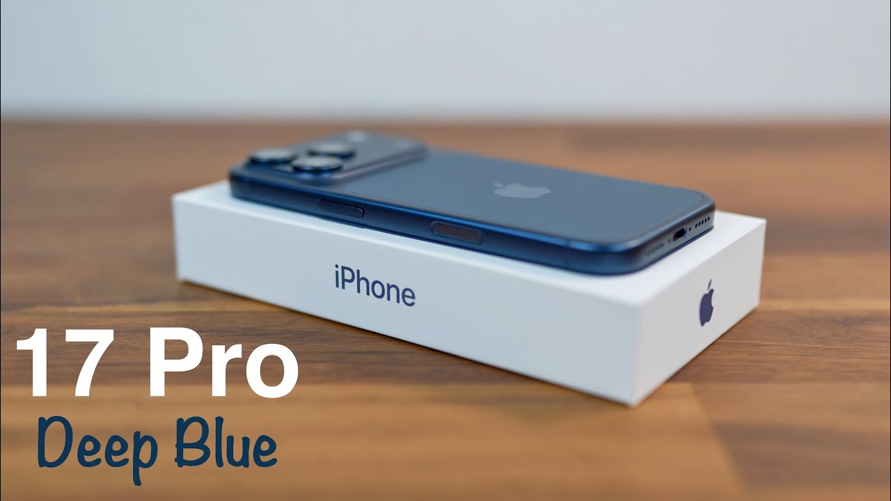 iPhone 17 Pro Deep Blue Unboxing