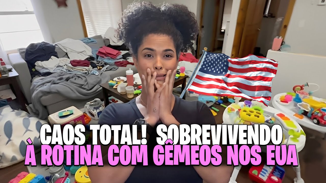 A ROTINA MAIS CA&Oacute;TICA QUE VOC&Ecirc; J&Aacute; VIU (M&Atilde;E DE G&Ecirc;MEOS NOS EUA)