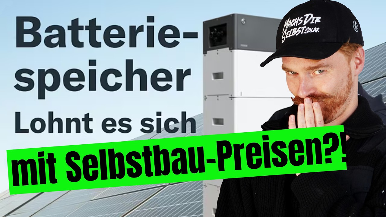 Batteriespeicher Rechnung korrigiert: Wann lohnt es sich mit Selbstbau Preisen? Finanztip Reaction