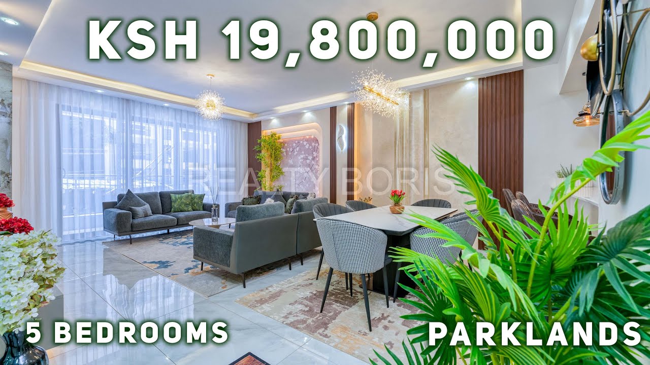 Inside a KSH 19,800,000💸 5-Bed Apartment + DSQ 👌 in Parklands, Nairobi | KENYA