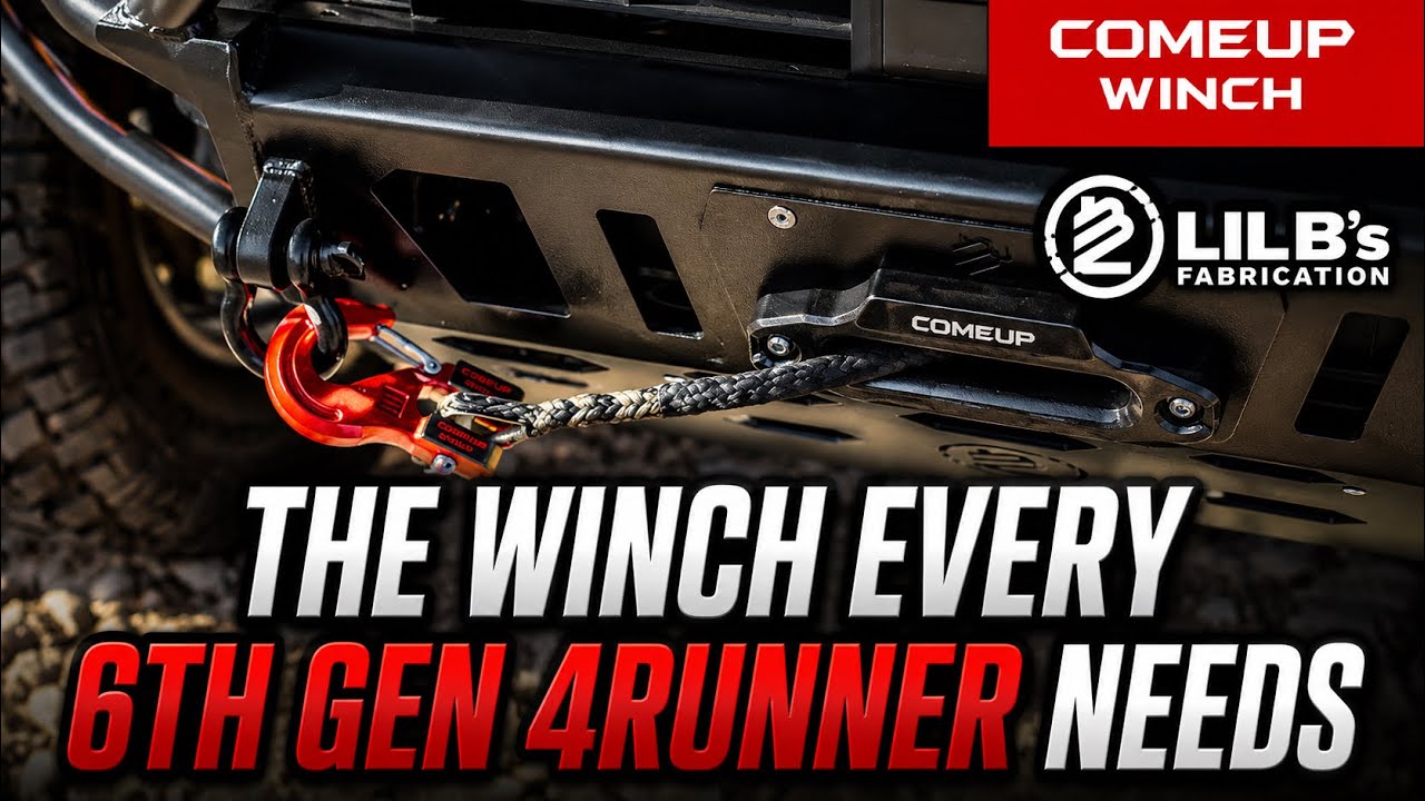 2025 4Runner ComeUp 9500 lb winch install and full setup