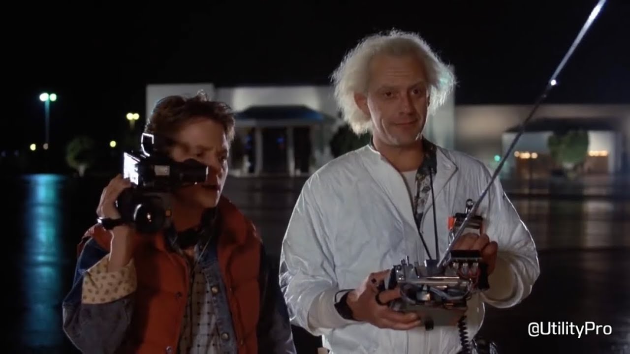 Huey Lewis and the News -  Back In Time | Where We're Going, We Don't Need Roads