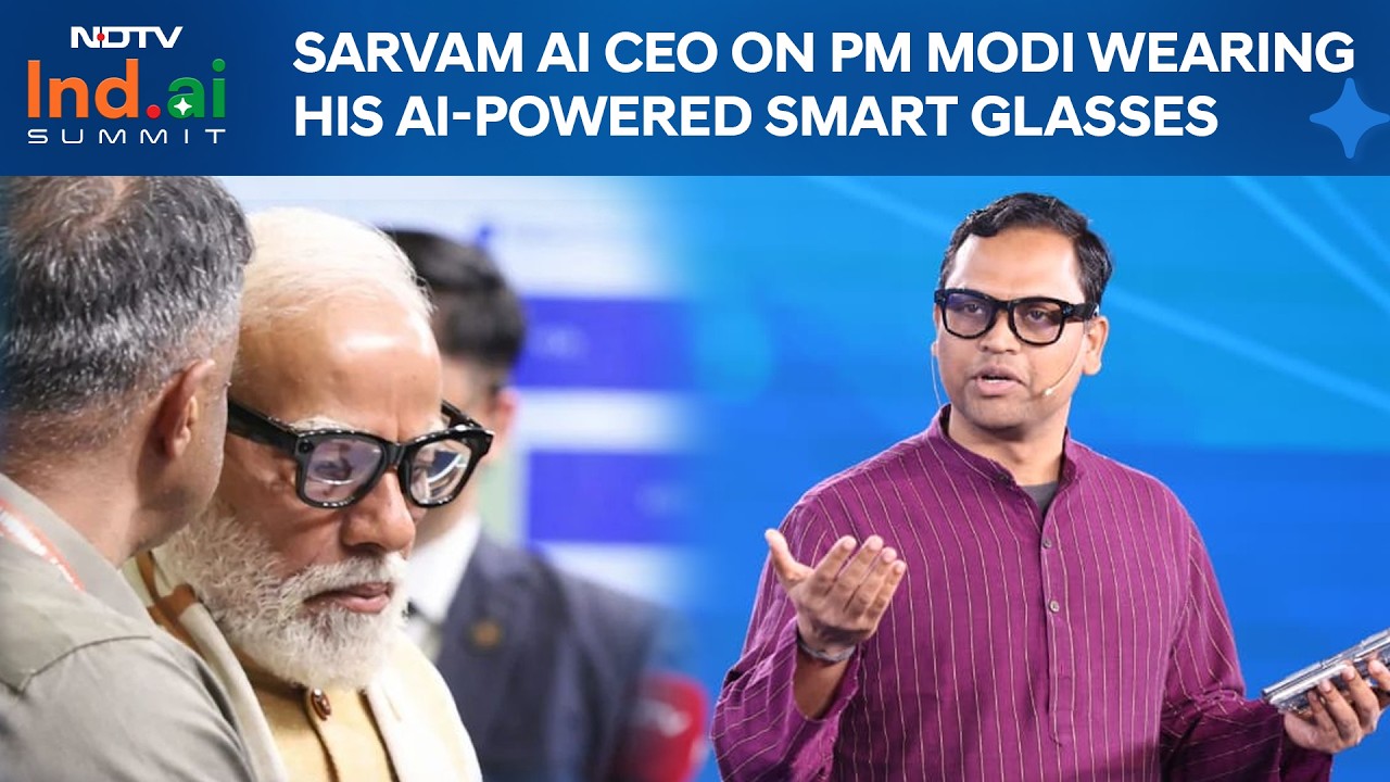 PM Modi News | Sarvam AI CEO Pratyush Kumar On PM Modi Wearing His AI-Powered Smart Glasses