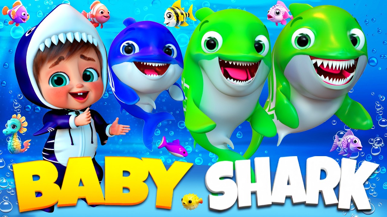Doo Doo Baby Shark Swim Song - Nursery Rhymes & Kids Songs #nurseryrhymes #babyshark