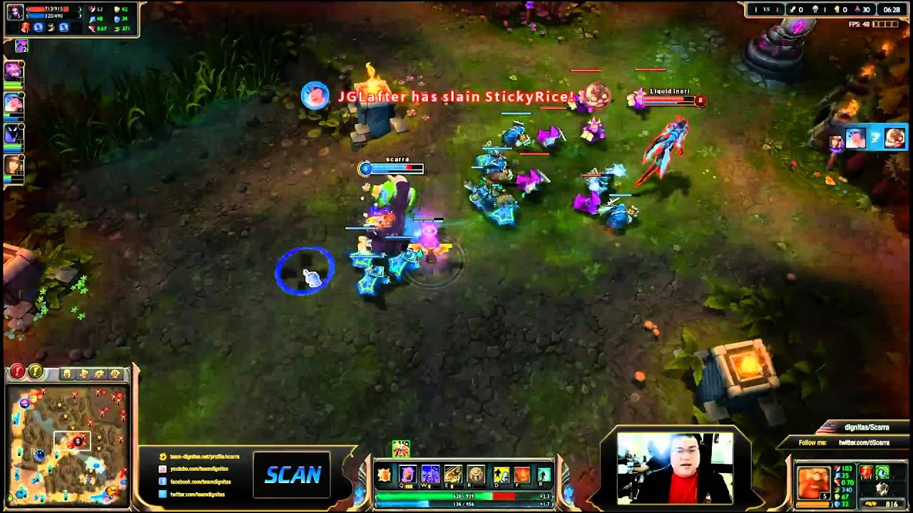 Scarra plays gragas mid