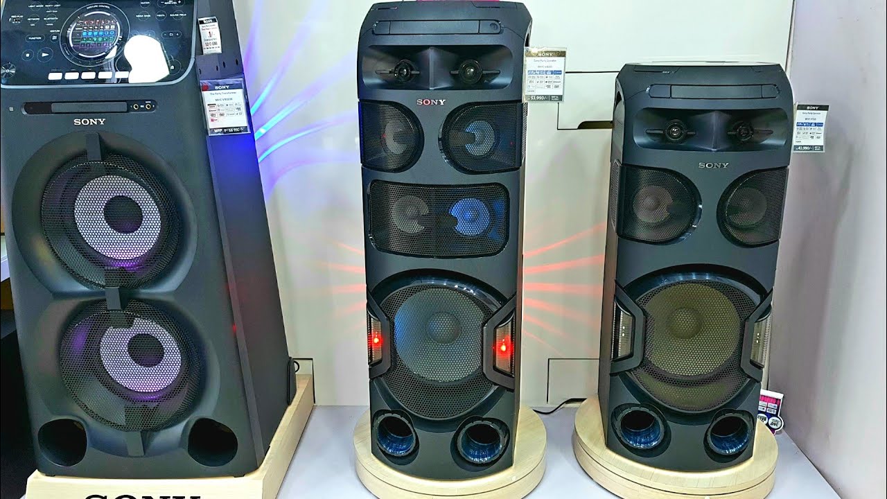 Sony MHC-V82D 1800watts High Power Audio System Review/Sound Test(Best Home DJ System)