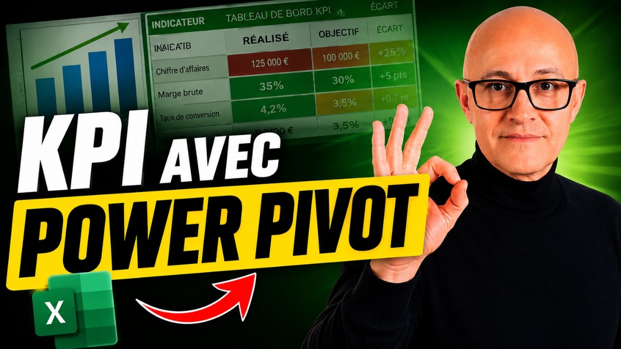 Maîtrise Power Pivot et crée des KPI Pros  ! 🔥