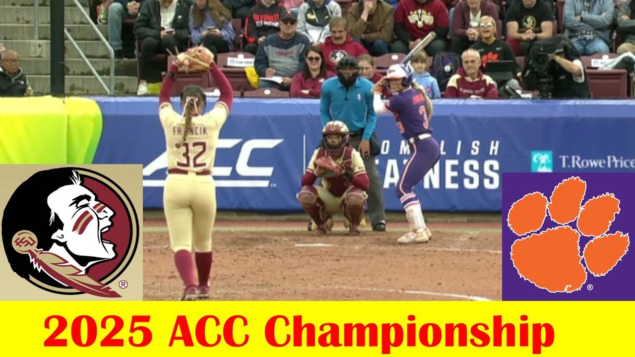 Clemson vs Florida State Softball Game Highlights, 2025 ACC Championship