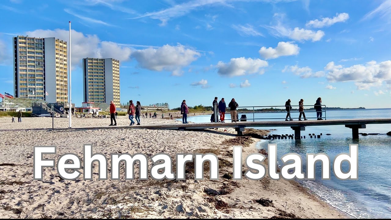 Fehmarn Island in Germany🇩🇪 Walking And Exploring the Beach🏝️Baltic Sea - Clear Water💧| Fehmarn