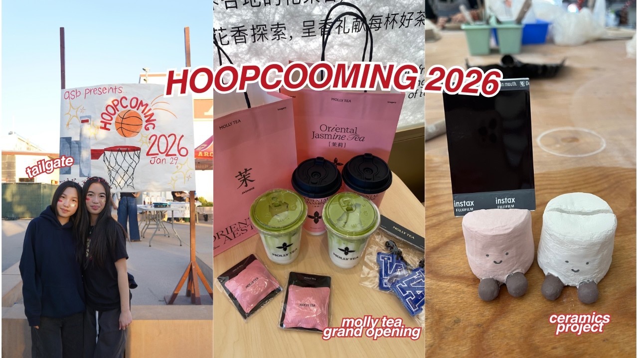 hoopcoming 2026 | day in my life as a senior in high school