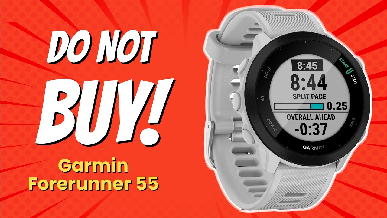 DON'T BUY Garmin Forerunner 55 BEFORE WATCHING THIS VIDEO! 😱 (8 Reasons)