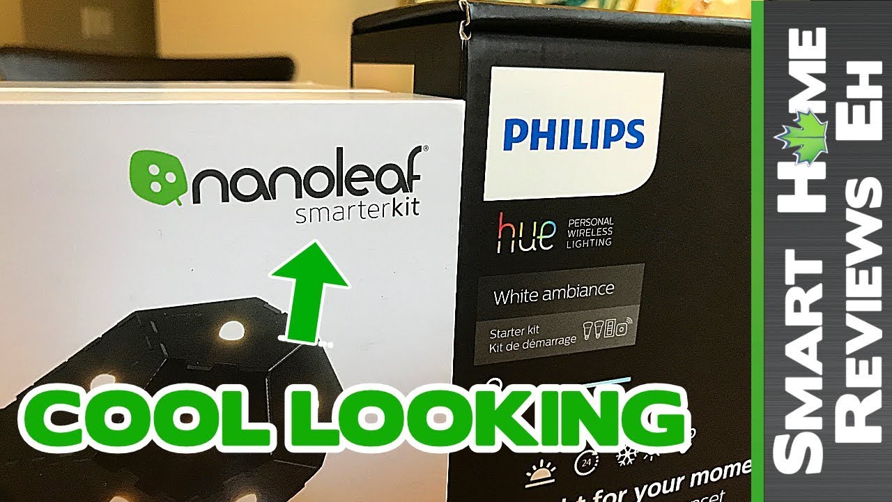 Who is the WINNER? -  Nanoleaf Smart Ivy vs Philips Hue White Ambiance - Smart Home Light Comparison