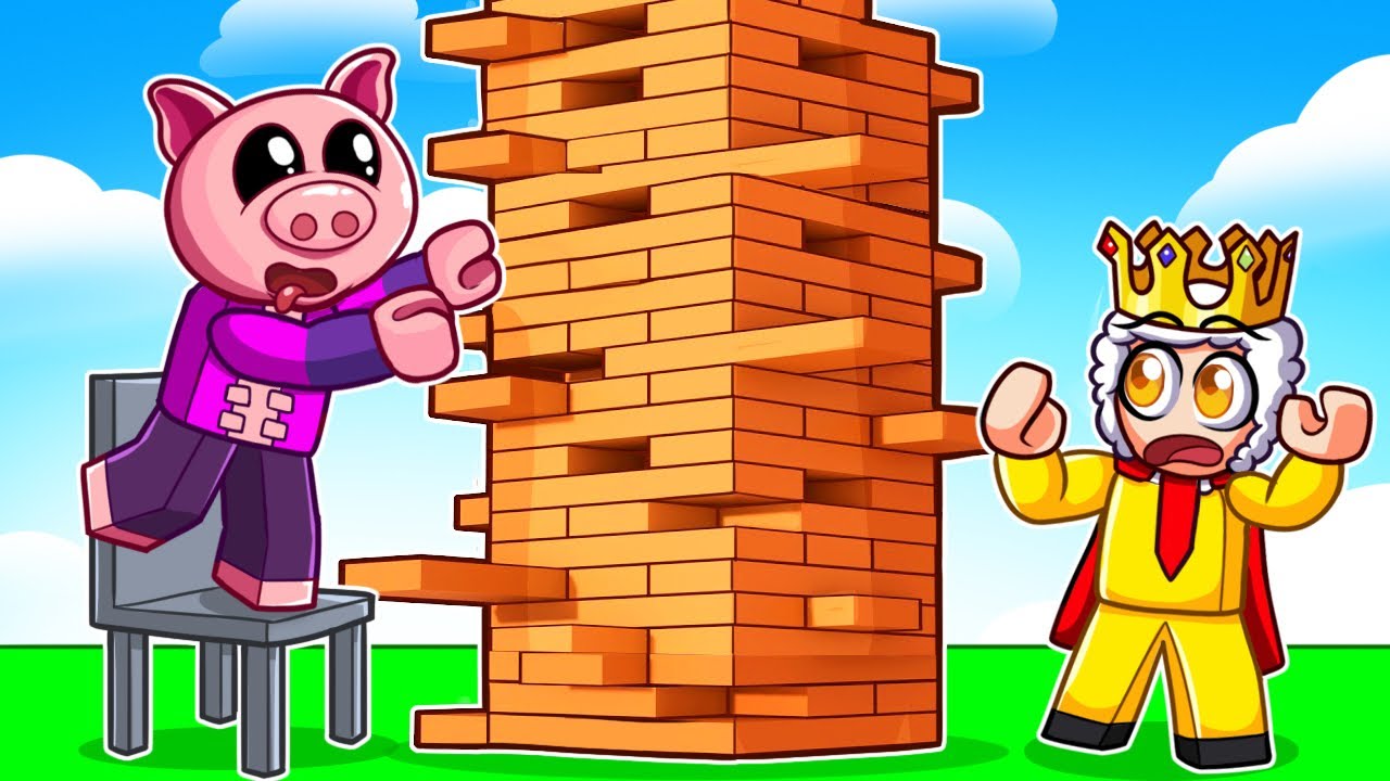 BouchaL vs Oveskas OBŘÍ JENGA v Robloxu!