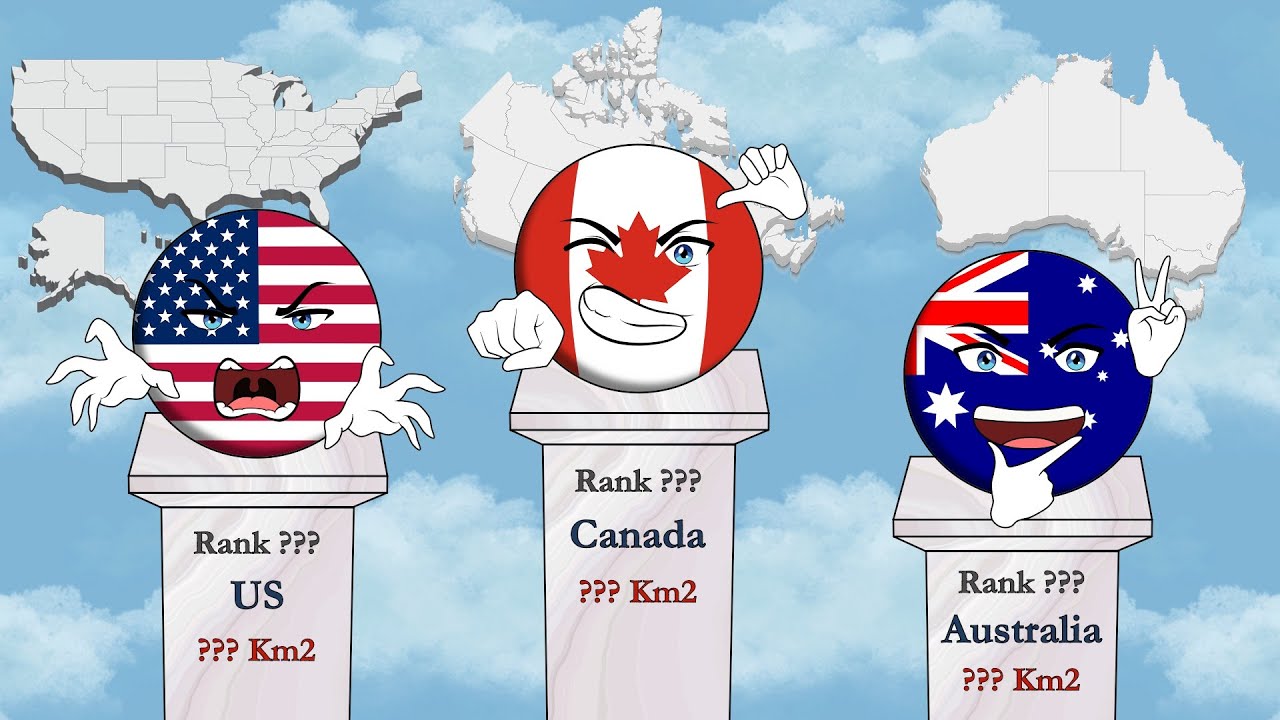 All 197 Countries Compared by Size