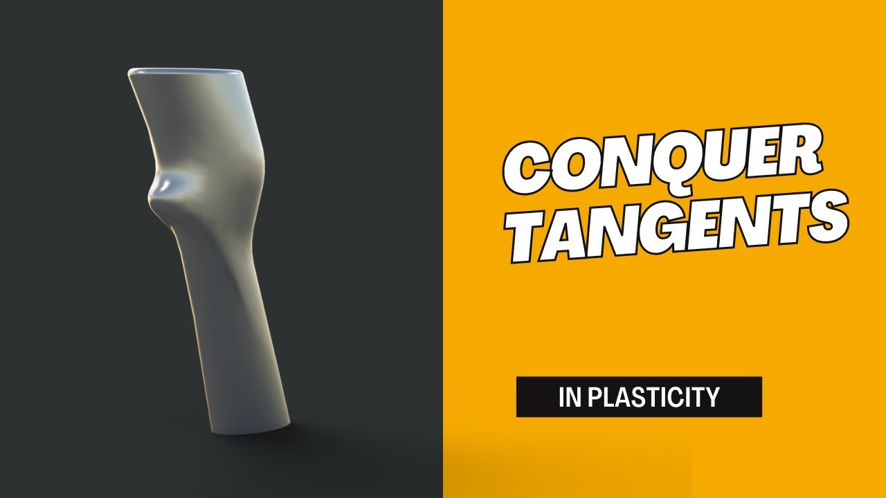 How to understand tangents and lofting in Plasticity (Drawing in 3D)