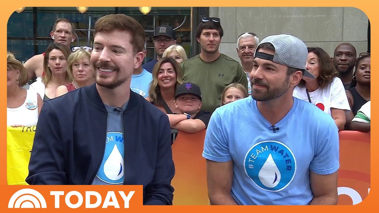 MrBeast Announces Clean Water Campaign on TODAY