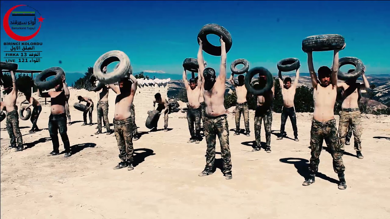 جانب من التدريبات الروتنية ضمن معسكرات لواء سمرقند