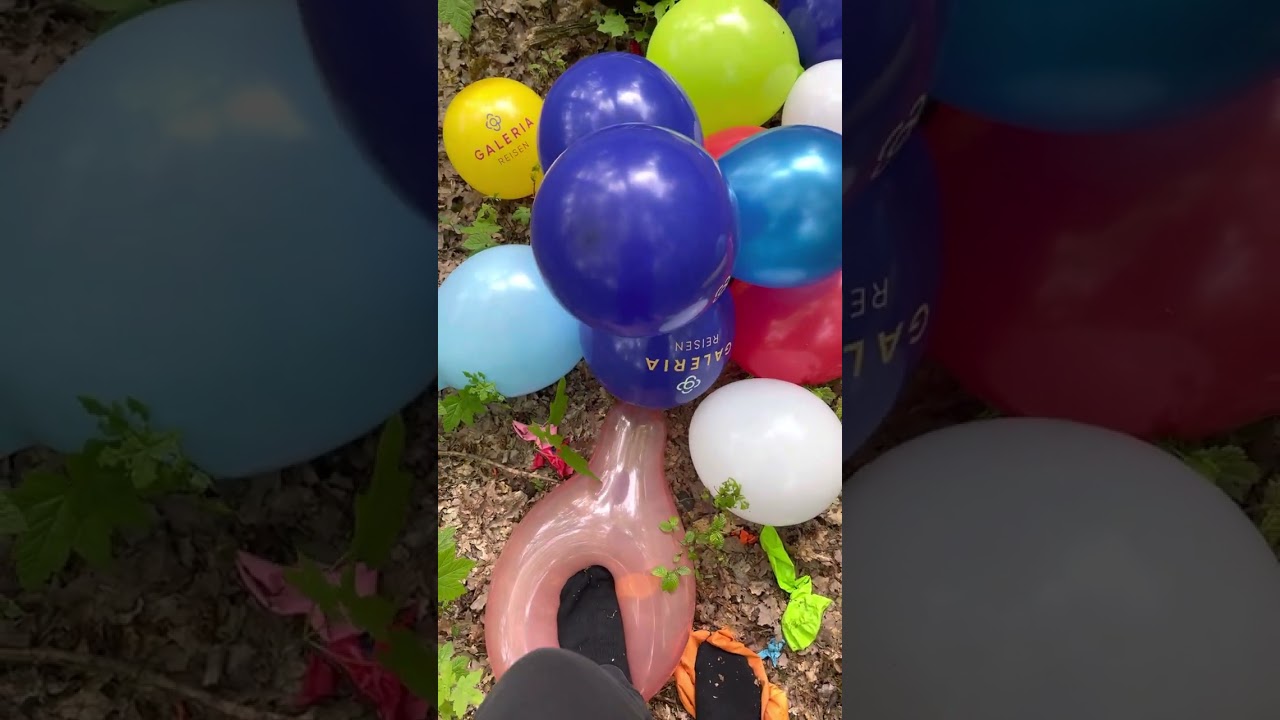 Stomp to Pop Ballons Luftballons mit Socken platzen