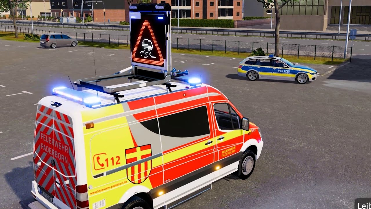 Emergency Call 112 - Paderborn Special Operations Firefighter on Duty! 4K