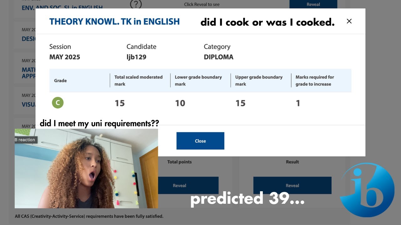 IB RESULTS REACTION (May 2025)