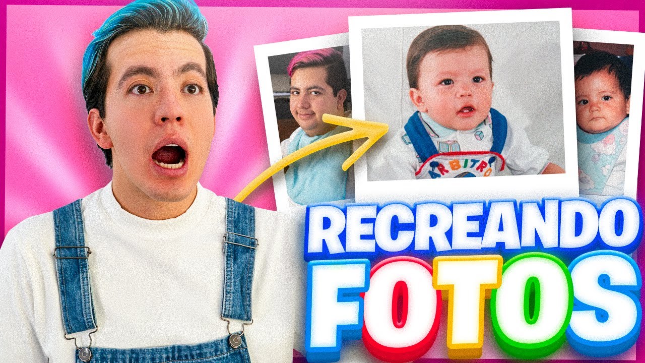 IMITAMOS FOTOS VERGONZOSAS DE NUESTRA INFANCIA