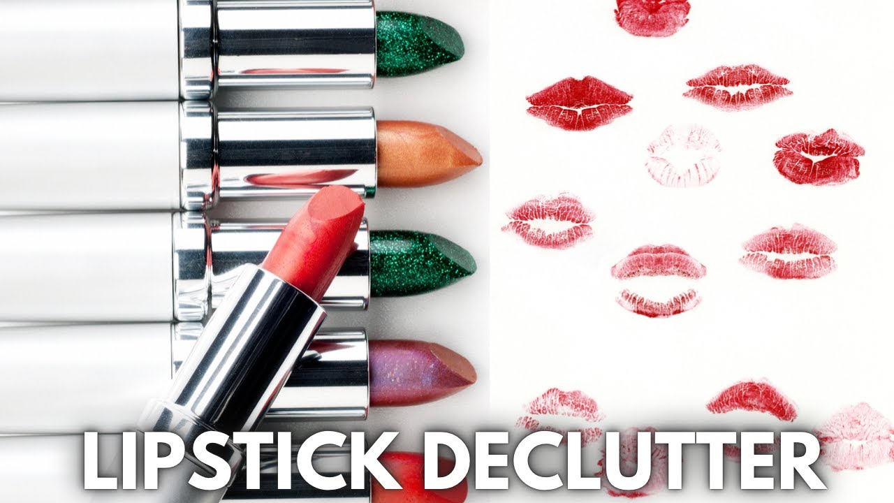 Luxury Lipstick Declutter | Lipstick Collection | IKEA Alex 9 Drawers | Part One