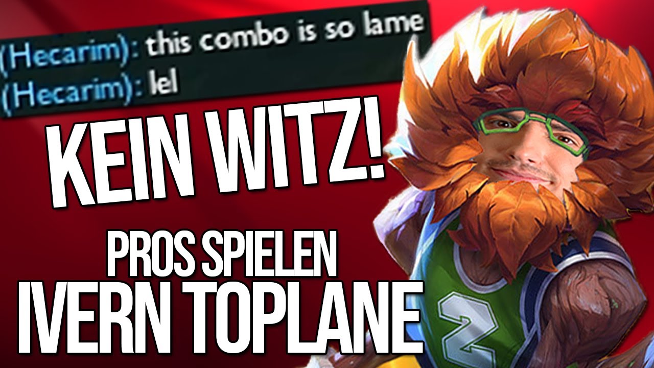 Die spielen das ja wirklich! :D | Pros spielen Ivern Toplane | Tipps von Scarface