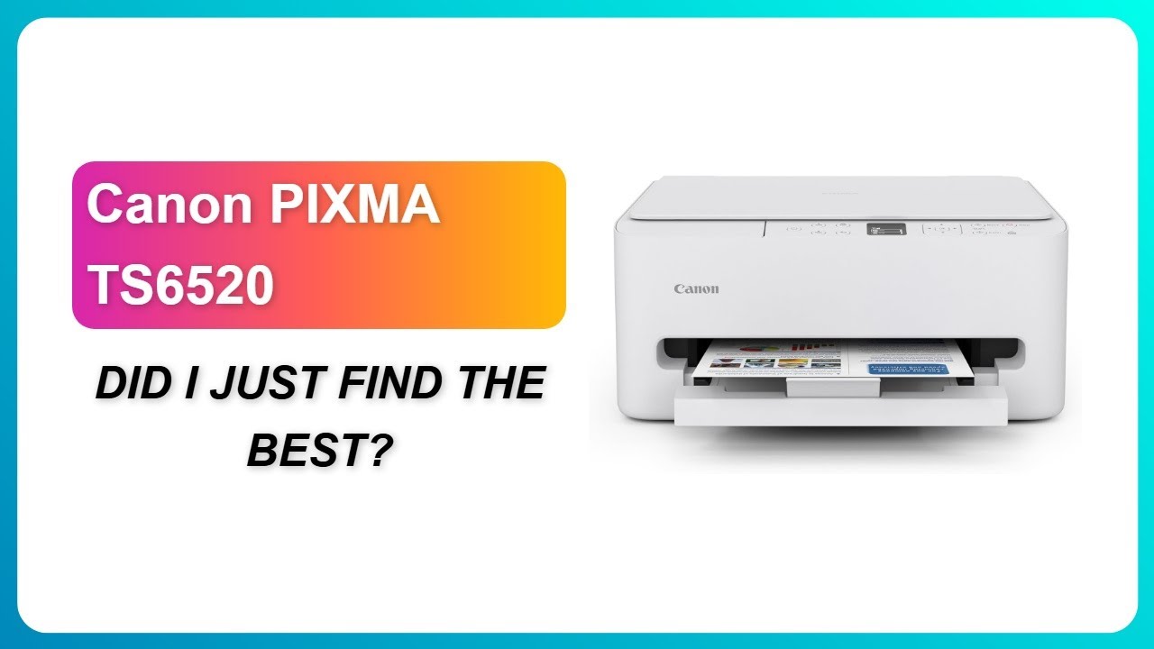 REVIEW (2026): Canon PIXMA TS6520 | DID I JUST FIND THE BEST?