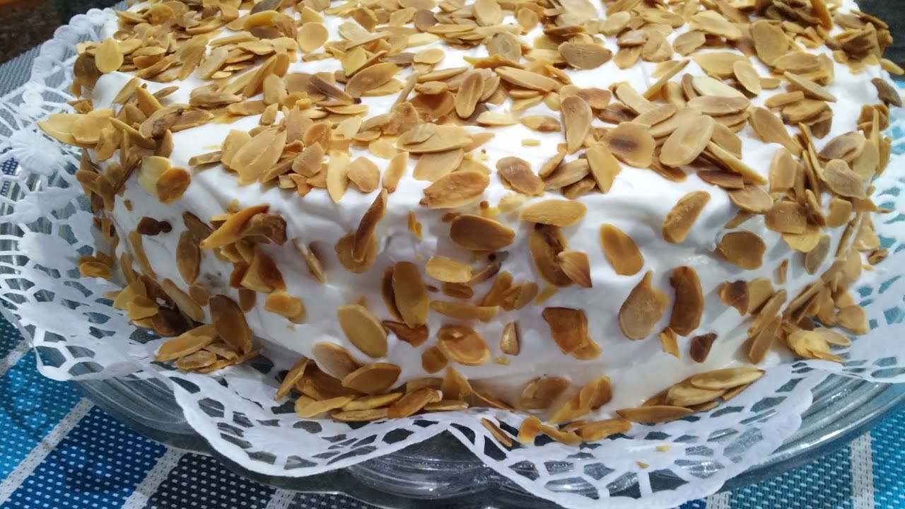 Bolo Recheado Com Ananás e Chantily | Ideia para Bolo de Aniversário