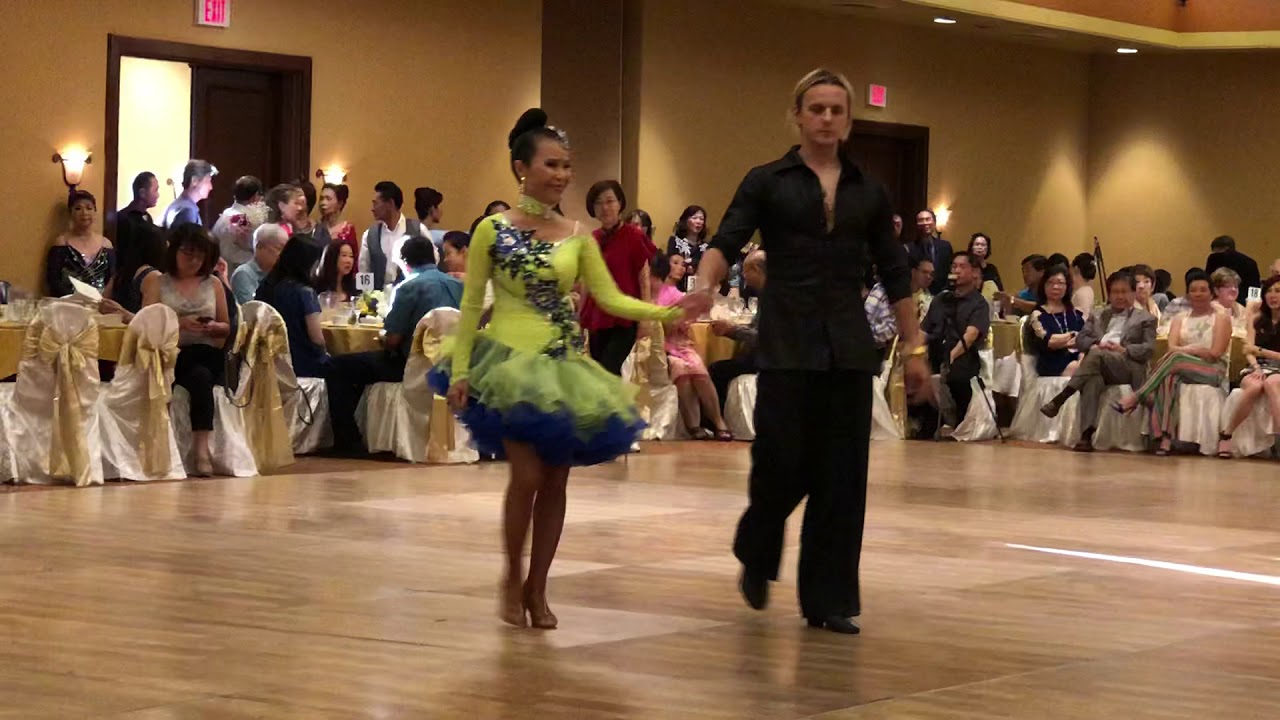 Rumba show with new student Mai only after 10 private dance lessons