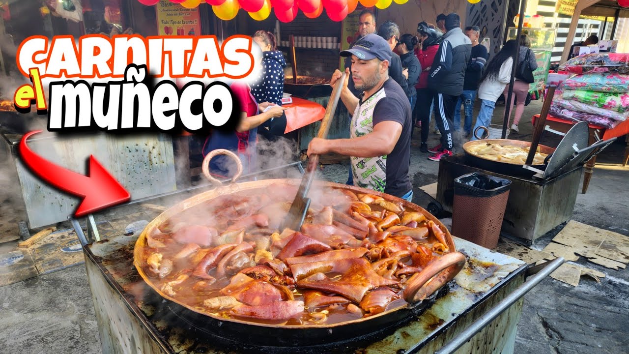 Estas carnitas compiten con cualquiera le dicen el pitufo de villas del Pedregal 💪