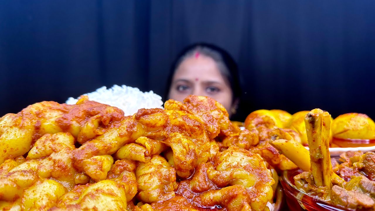 Eating: Mutton Fat Curry, Mutton Curry, Egg Masala | Arms