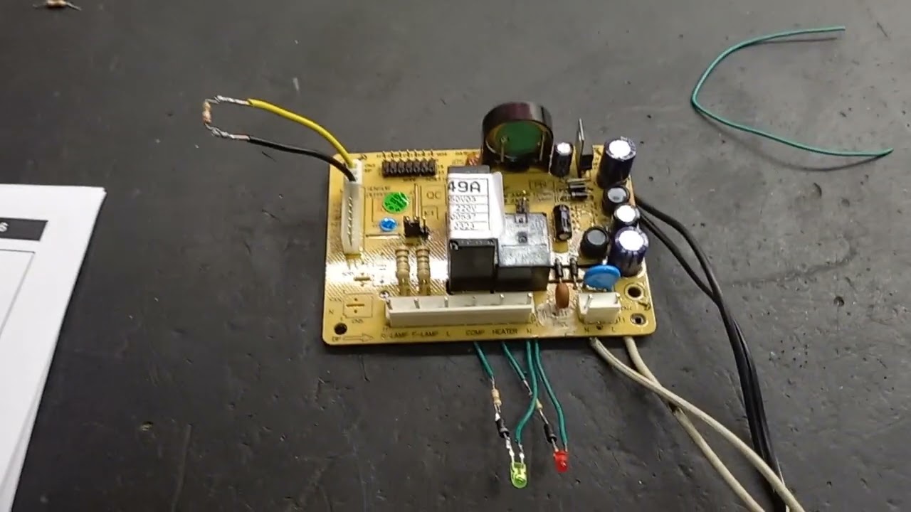 Testando Placa de potência DF46 Electrolux.